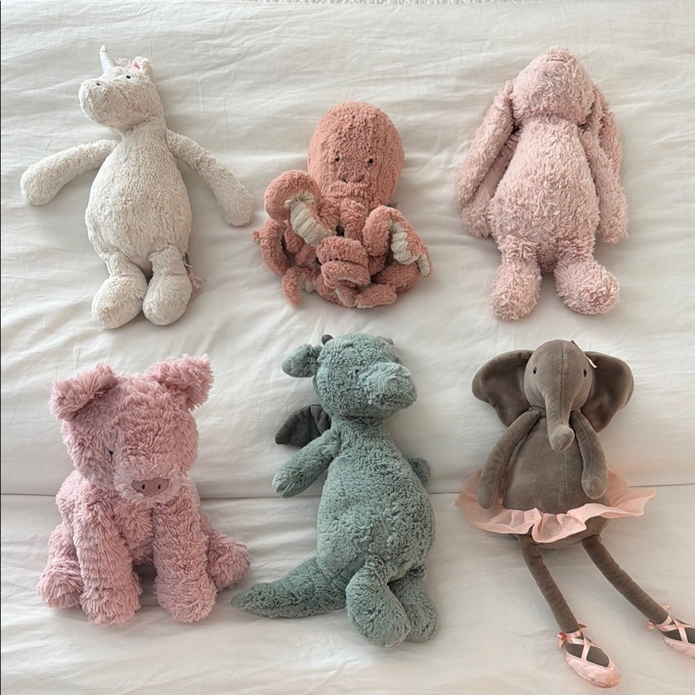 Jellycat LOT of 6!!